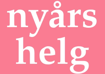 Synonym nyårshelg