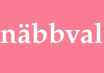 Synonym näbbval