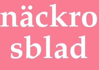 Synonym näckrosblad