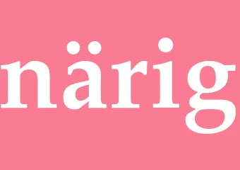 Synonym närig