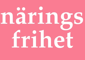 Synonym näringsfrihet