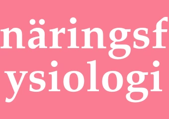 Synonym näringsfysiologi