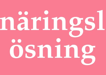 Synonym näringslösning