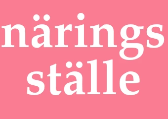 Synonym näringsställe