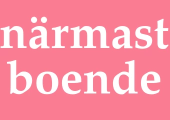 Synonym närmastboende
