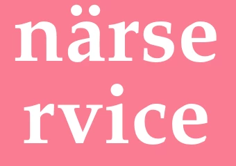Synonym närservice