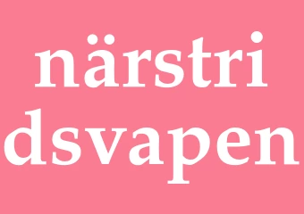 Synonym närstridsvapen