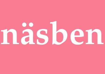 Synonym näsben