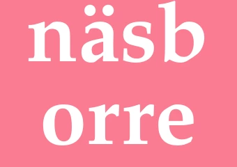 Synonym näsborre
