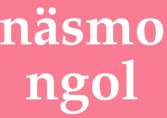 Synonym näsmongol