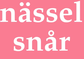Synonym nässelsnår