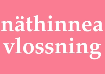 Synonym näthinneavlossning