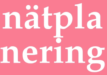 Synonym nätplanering
