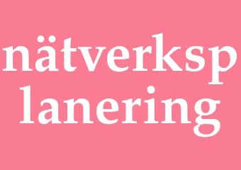Synonym nätverksplanering