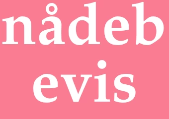 Synonym nådebevis
