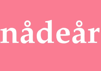 Synonym nådeår