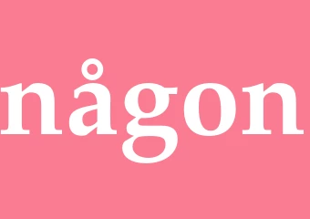 Synonym någon
