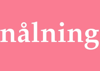 Synonym nålning