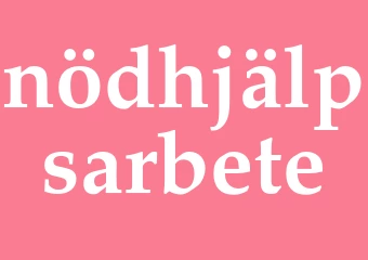 Synonym nödhjälpsarbete
