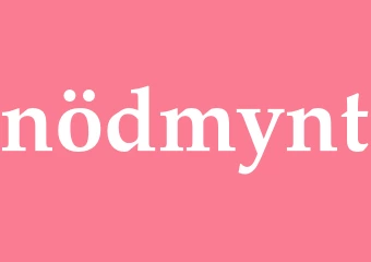 Synonym nödmynt