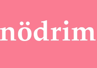 Synonym nödrim