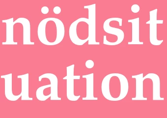Synonym nödsituation