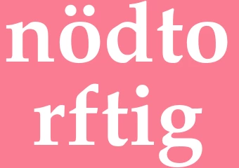 Synonym nödtorftig