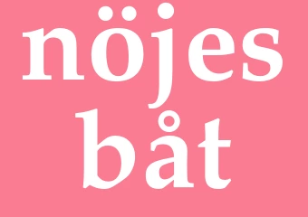 Synonym nöjesbåt