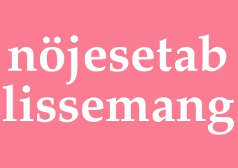 Synonym nöjesetablissemang