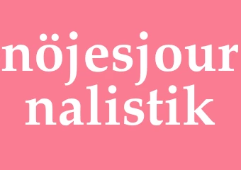 Synonym nöjesjournalistik