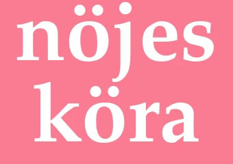 Synonym nöjesköra