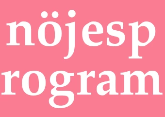 Synonym nöjesprogram