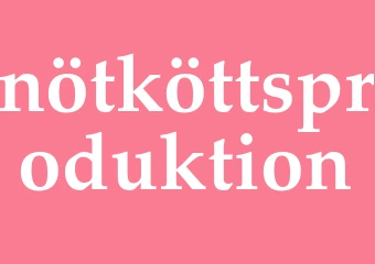 Synonym nötköttsproduktion