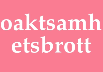 Synonym oaktsamhetsbrott