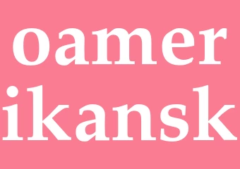 Synonym oamerikansk