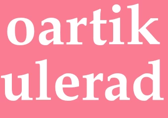Synonym oartikulerad