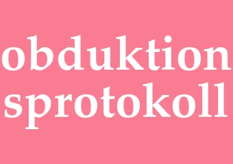 Synonym obduktionsprotokoll