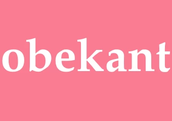 Synonym obekant