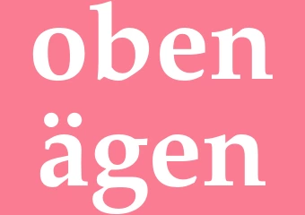 Synonym obenägen