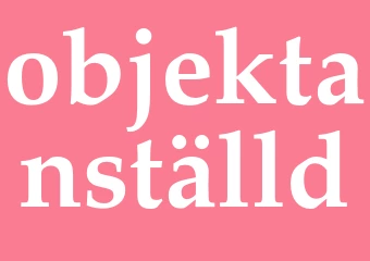 Synonym objektanställd