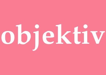 Synonym objektiv