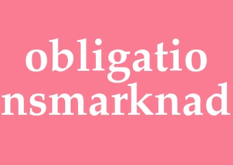 Synonym obligationsmarknad