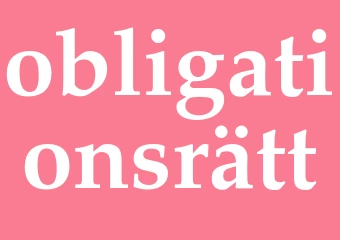 Synonym obligationsrätt