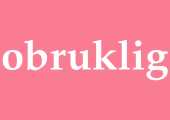 Synonym obruklig