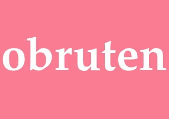 Synonym obruten