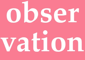Synonym observation