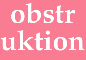 Synonym obstruktion