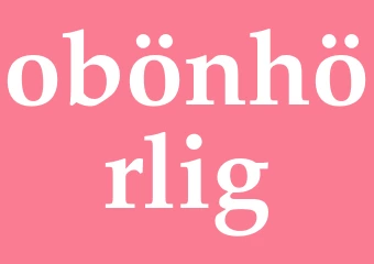Synonym obönhörlig