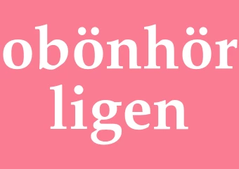 Synonym obönhörligen