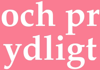 Synonym och prydligt